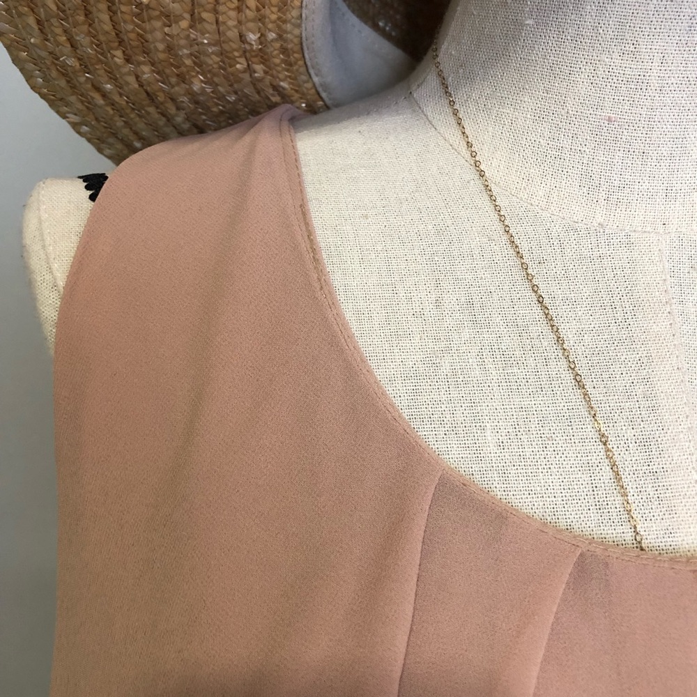 CHIFFON SLEEVELESS TOP - Picture 4 of 6